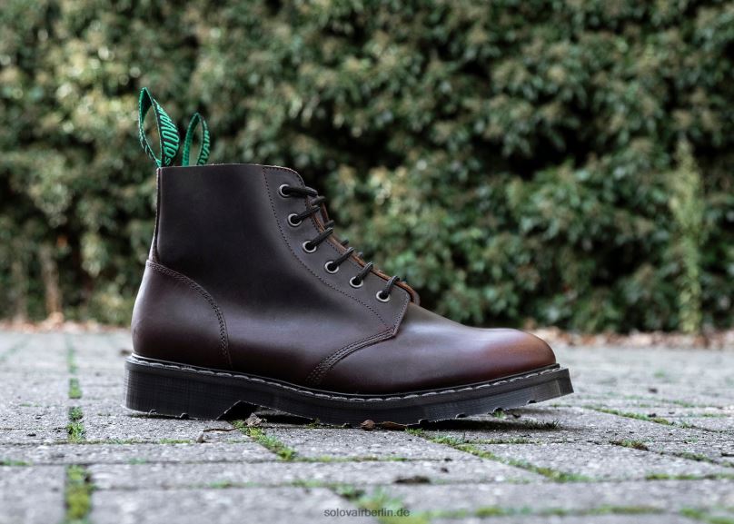 Frauen Solovair Gaucho Crazy Horse Astronautenstiefel Mit 6 ösen 0284f237