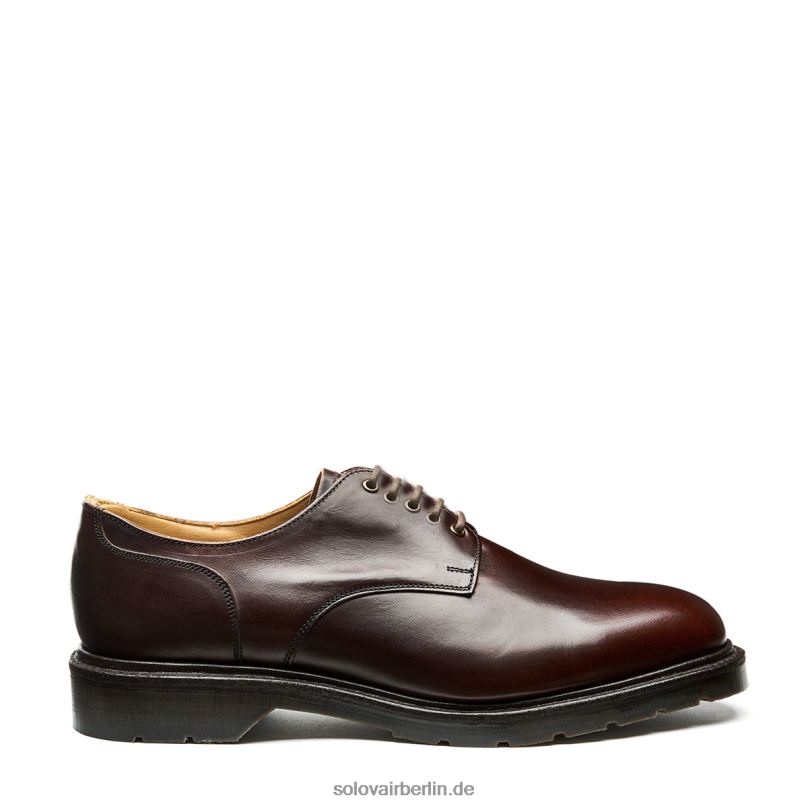 Männer Solovair Brauner Horween 5-loch-gibson-schuh 0284f201