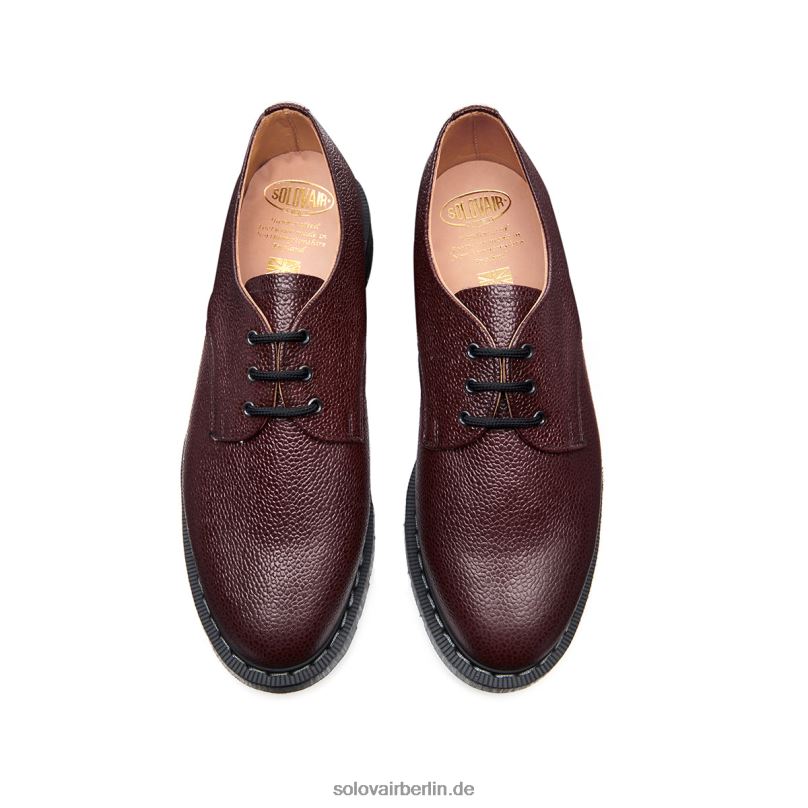 Männer Solovair Chili Grain Gibson Schuh Mit 3 ösen 0284f200