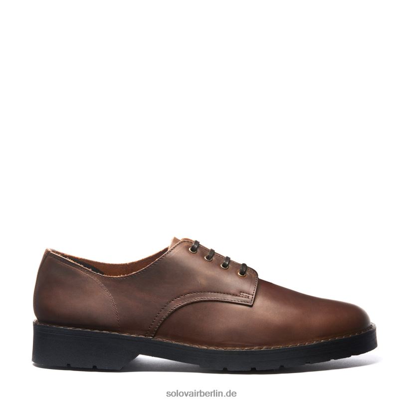 Männer Solovair Gaucho Crazy Horse 4-loch-gibson-schuh 0284f197