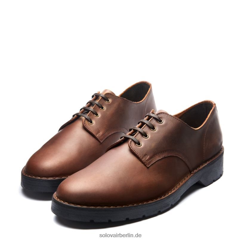 Männer Solovair Gaucho Crazy Horse 4-loch-gibson-schuh 0284f197