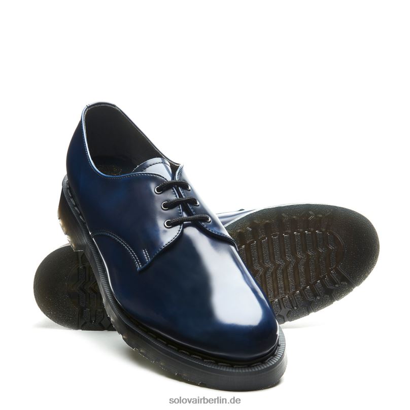 Männer Solovair Marineblauer Veganer Gibson-schuh Zum Abreiben 0284f189