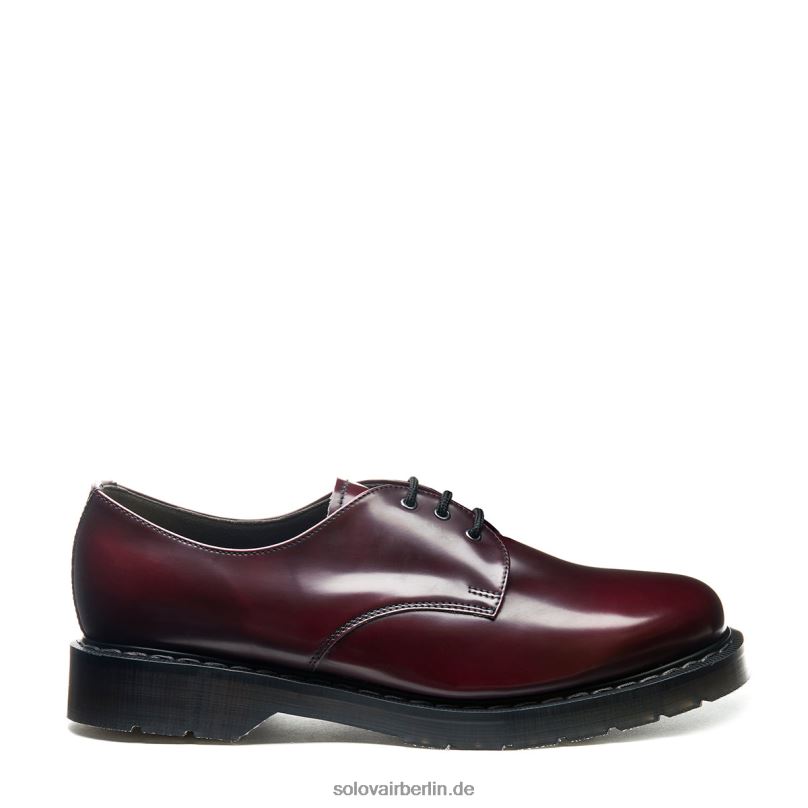 Männer Solovair Kirschroter Veganer Gibson-schuh Zum Abreiben 0284f190