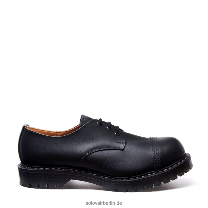 Männer Solovair Schwarzer Gibson Schuh Mit Stahlkappe 0284f185