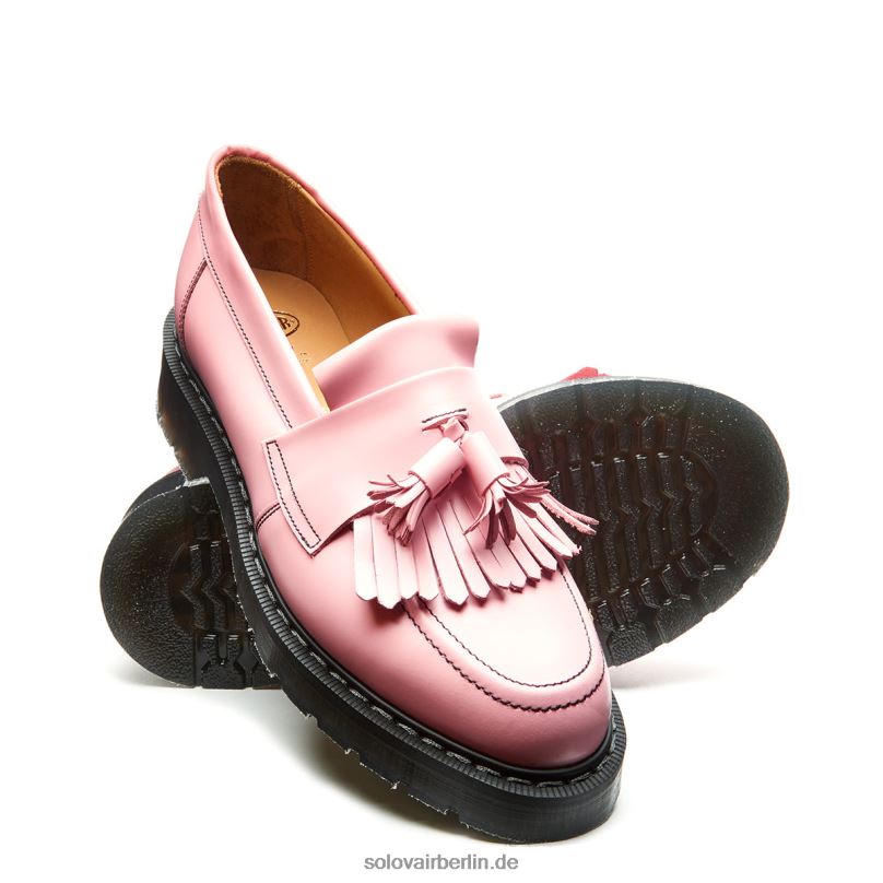 Männer Solovair Blush Pink Hi-shine Tassel-loafer 0284f212