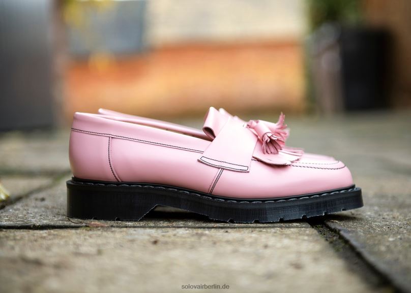 Männer Solovair Blush Pink Hi-shine Tassel-loafer 0284f212