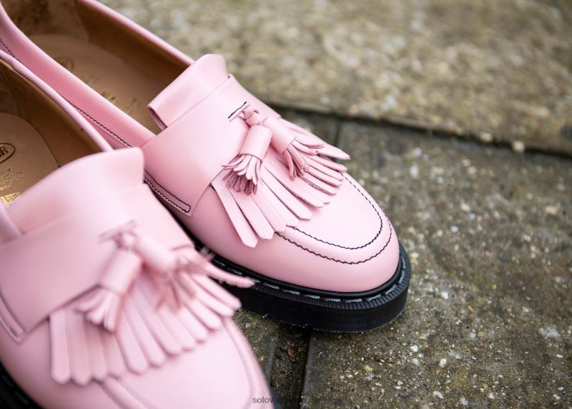 Männer Solovair Blush Pink Hi-shine Tassel-loafer 0284f212