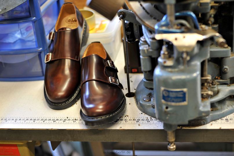 Männer Solovair Bordeauxroter Mönchschuh Mit Doppelschnalle Zum Abreiben 0284f216