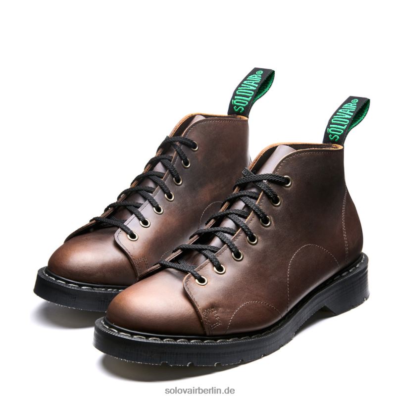 Männer Solovair Gaucho Crazy Horse Monkey Stiefel 0284f143