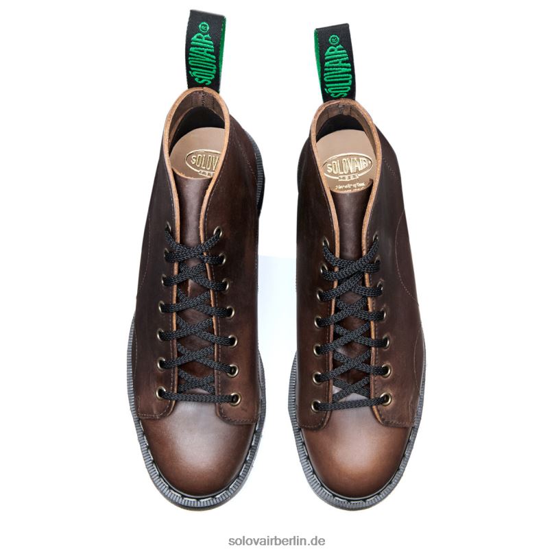 Männer Solovair Gaucho Crazy Horse Monkey Stiefel 0284f143