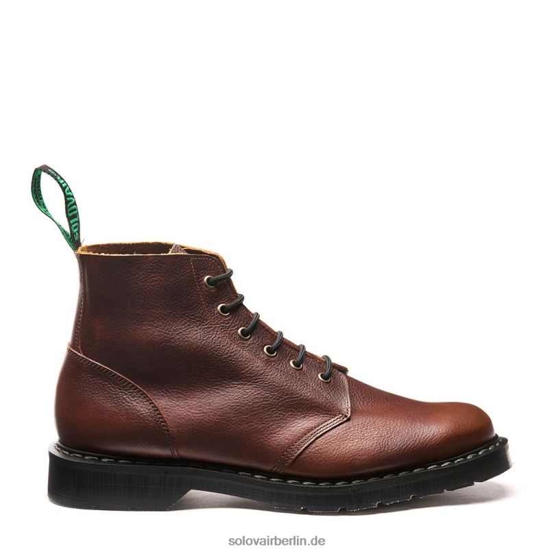 Männer Solovair Nussbrauner Astronautenstiefel Mit 6 ösen 0284f10