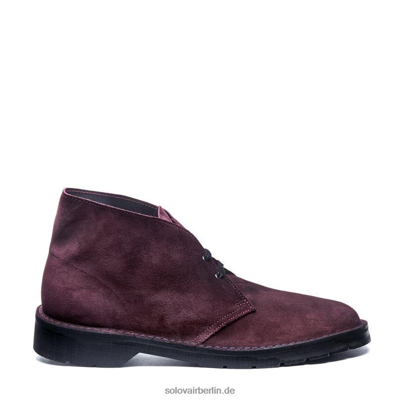 Männer Solovair Amarone Chukka-stiefel Aus Wildleder 0284f28