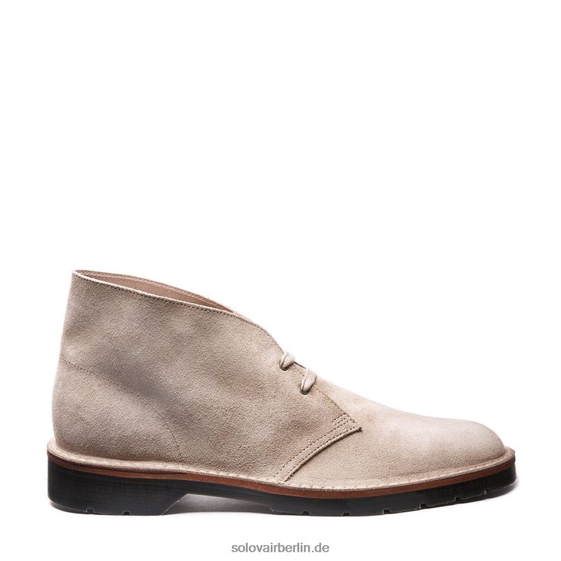 Männer Solovair Chukka-stiefel Aus Sandfarbenem Wildleder 0284f31