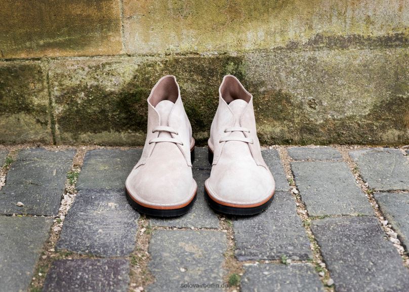 Männer Solovair Chukka-stiefel Aus Sandfarbenem Wildleder 0284f31