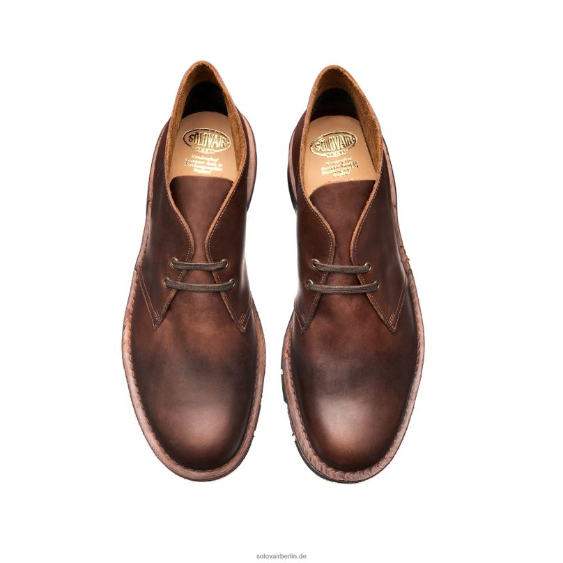 Männer Solovair Gaucho Crazy Horse Chukka-stiefel 0284f33