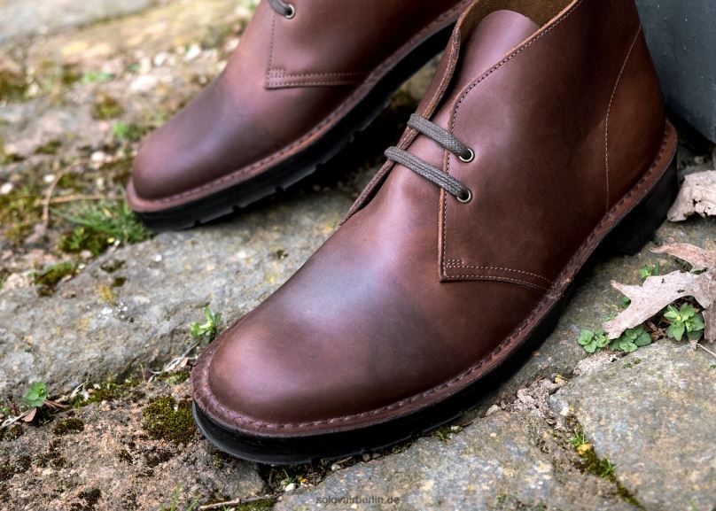 Männer Solovair Gaucho Crazy Horse Chukka-stiefel 0284f33