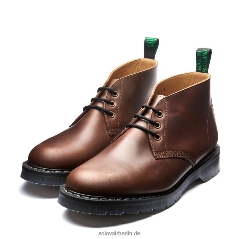 Männer Solovair Gaucho Crazy Horse Chukka-stiefel Mit 3 ösen 0284f37