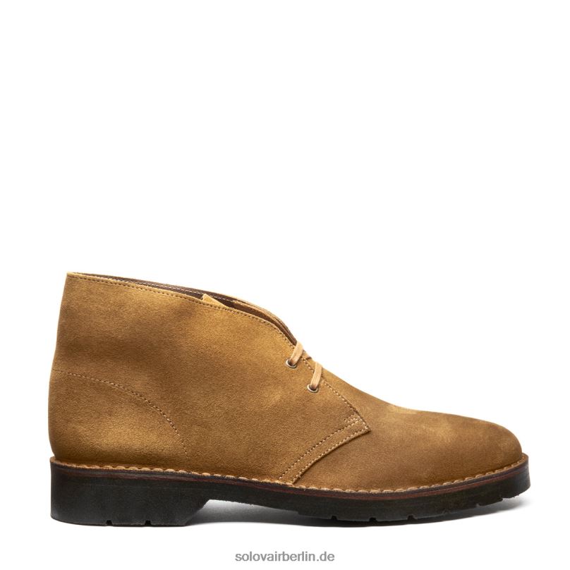Männer Solovair Hellbrauner Chukka-stiefel Aus Wildleder 0284f25