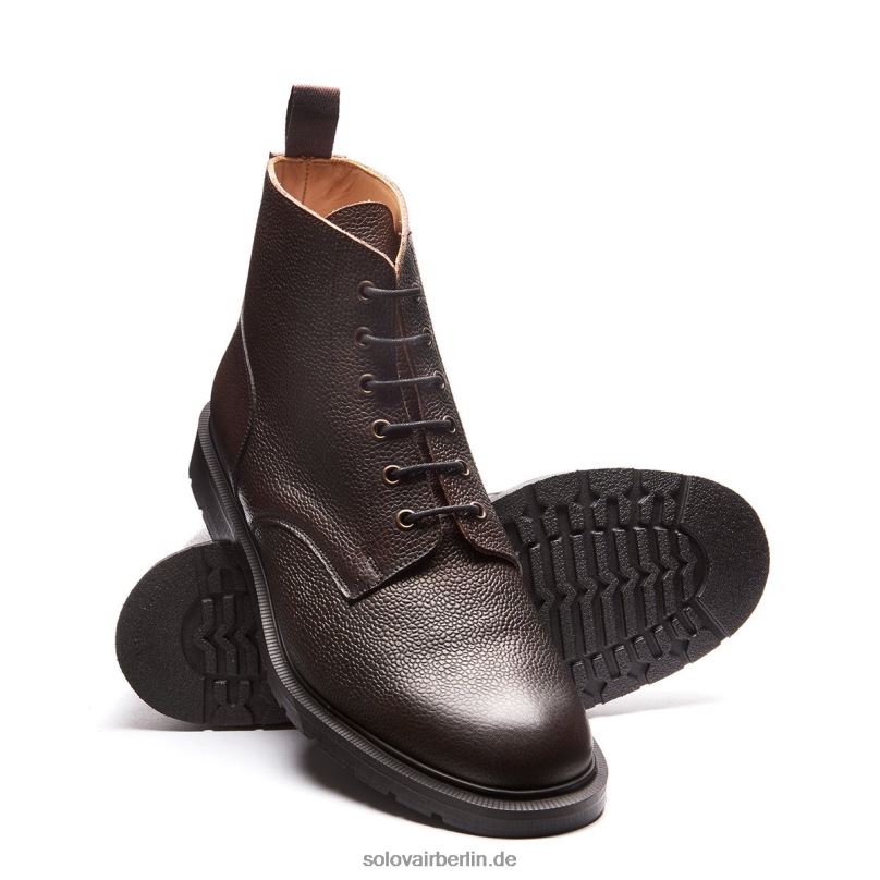 Männer Solovair 6-loch-derby-stiefel Mit Walnussmaserung 0284f91