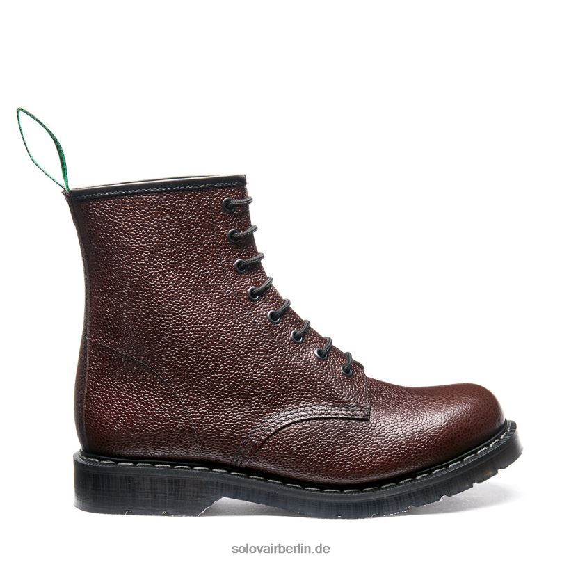 Männer Solovair Chili Grain 8-loch-derby-stiefel 0284f108