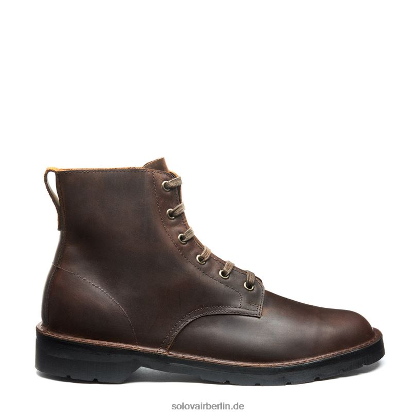Männer Solovair Gaucho Crazy Horse Derby-stiefel Mit 6 ösen 0284f87