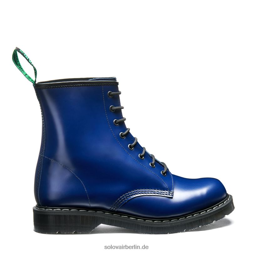 Männer Solovair Indigoblauer 8-loch-derby-stiefel 0284f111
