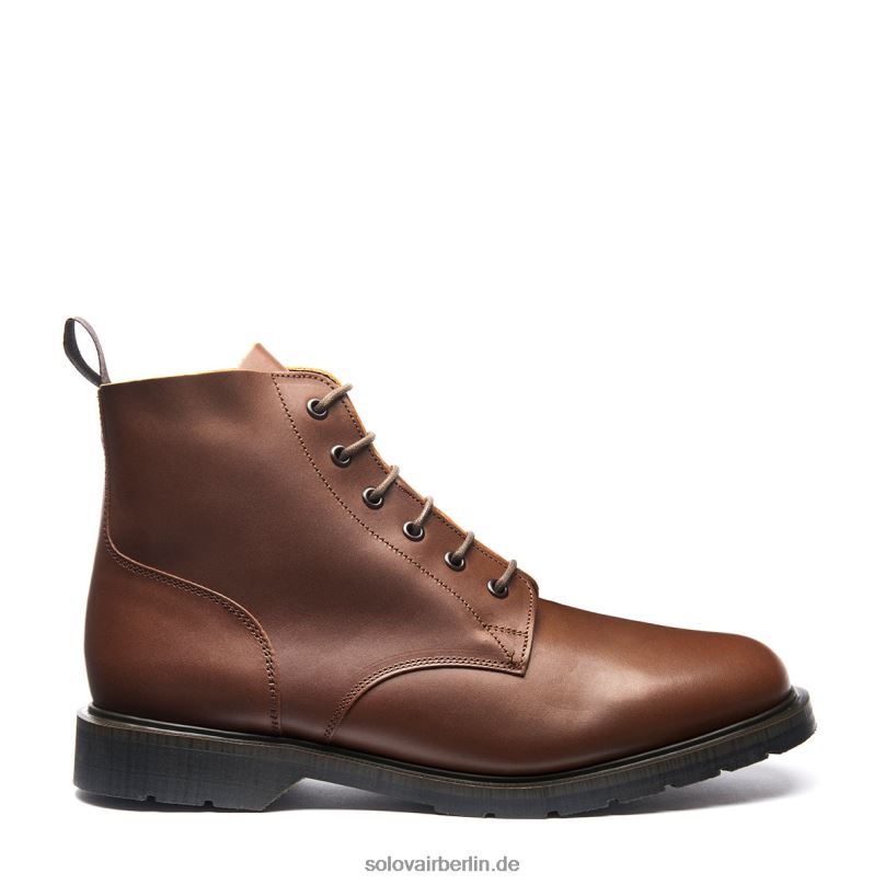 Männer Solovair Kastanienbrauner 6-loch-derby-stiefel 0284f66