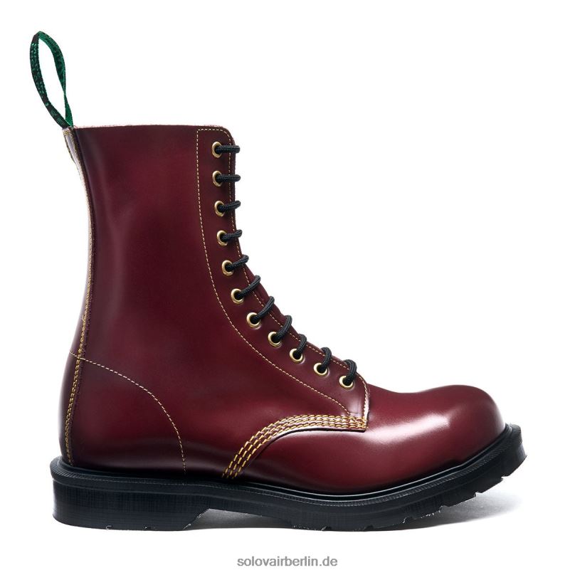 Männer Solovair Souther 11-loch-derby-stiefel Mit Stahlkappe 0284f126