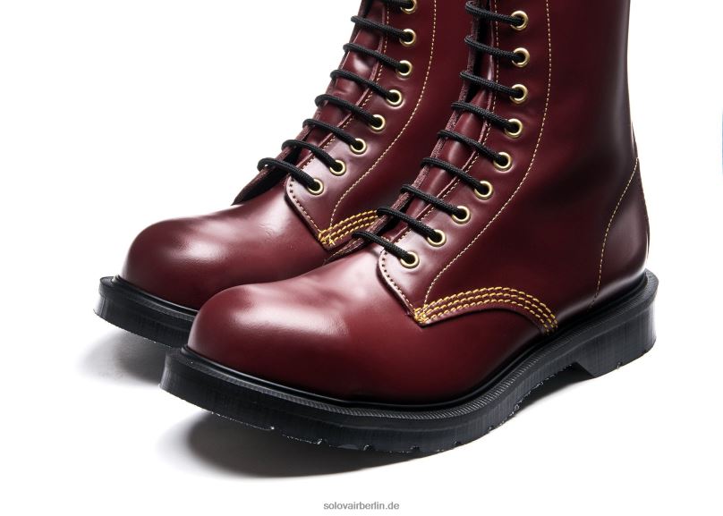 Männer Solovair Souther 11-loch-derby-stiefel Mit Stahlkappe 0284f126