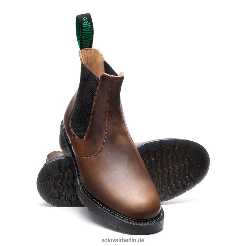 Männer Solovair Gaucho Crazy Horse Händler Stiefel 0284f41