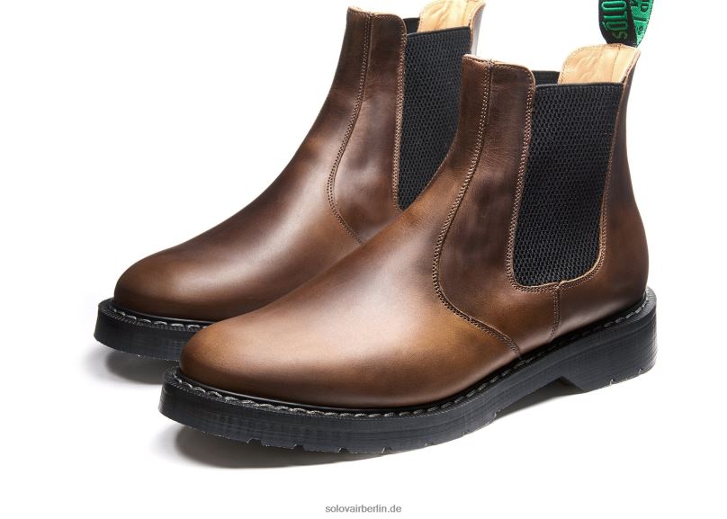 Männer Solovair Gaucho Crazy Horse Händler Stiefel 0284f41
